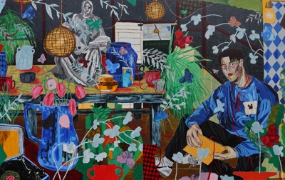 work_image_At mom's garden, I am still listening the song_Man Seop Kim